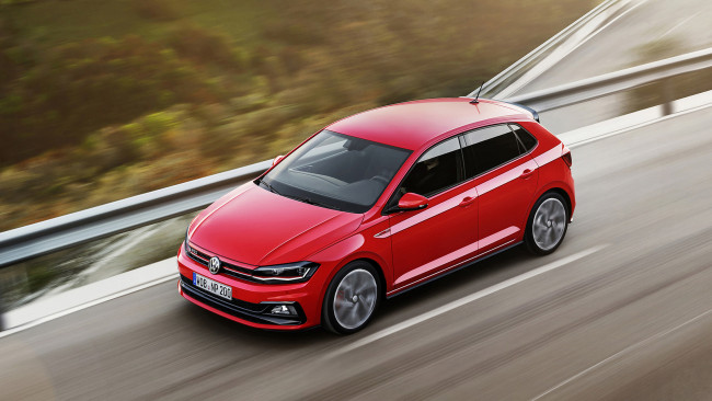 Обои картинки фото volkswagen polo gti 2018, автомобили, volkswagen, 2018, gti, polo