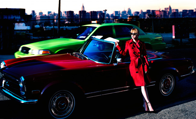 Обои картинки фото автомобили, -авто с девушками, авто, кристина, риччи, фотосессия, christina, ricci
