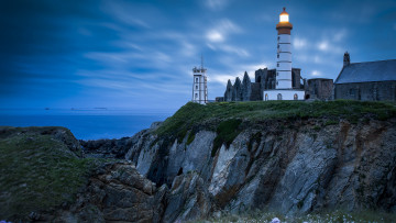 Картинка saint+mathieu+plougonvelin+lighthouse природа маяки saint mathieu plougonvelin lighthouse