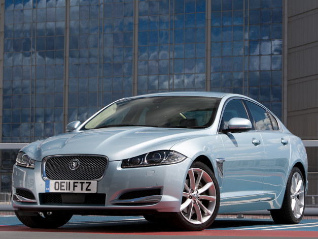 Обои картинки фото jaguar, xf, автомобили