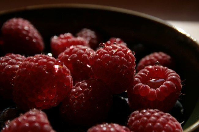 Обои картинки фото еда, малина, ягоды