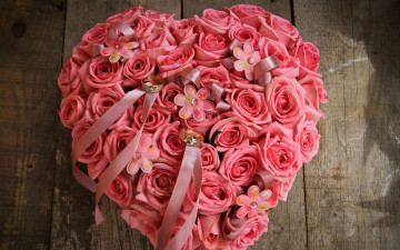 Картинка цветы букеты композиции кольца розы бутоны сердце