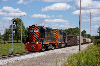 Картинка техника поезда железная дорога рельсы локомотив состав