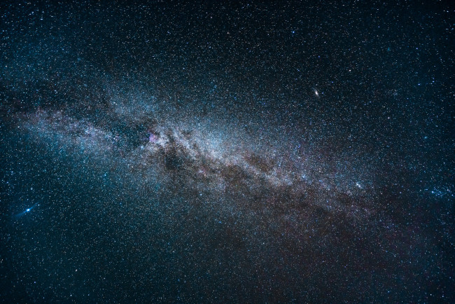 Обои картинки фото космос, галактики, туманности, бесконечность, звезды, млечный, путь, ночь