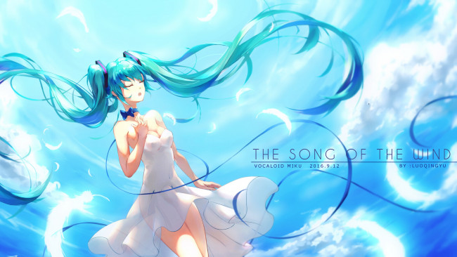 Обои картинки фото аниме, vocaloid, hatsune, miku