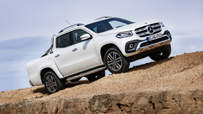 Обои картинки фото mercedes-benz x-class pickup line power 2018, автомобили, mercedes-benz, pickup, x-class, 2018, line, power