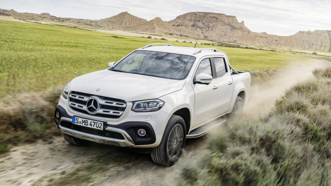 Обои картинки фото mercedes-benz x-class pickup line power 2018, автомобили, mercedes-benz, 2018, x-class, power, line, pickup