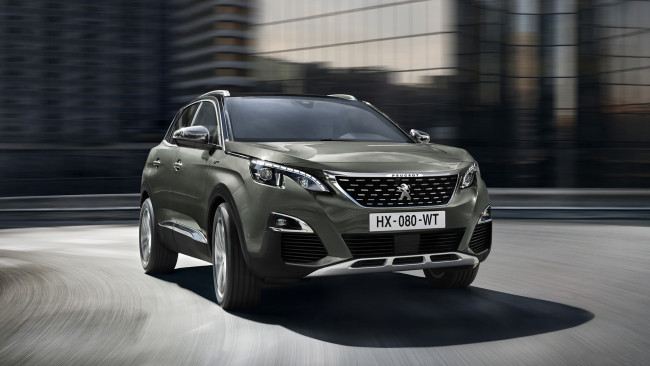 Обои картинки фото peugeot 3008 gt 2017, автомобили, peugeot, 2017, gt, 3008