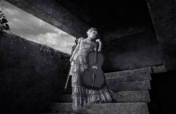 Картинка музыка -другое ступени виолончель девушка взгляд