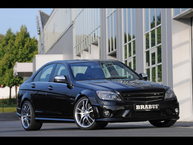 Обои картинки фото 2009, brabus, mercedes, benz, 63, amg, автомобили