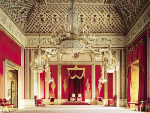 Картинка buckingham palace интерьер дворцы музеи