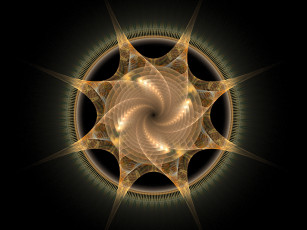 Картинка 3д графика fractal фракталы узор тёмный цвета абстракция