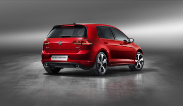 Картинка автомобили volkswagen gti golf красный 2015г typ 5g cn-spec