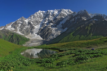 Картинка северный+кавказ природа горы северный кавказ гора озеро