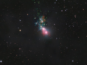 Картинка пылевая туманность ngc 1333 космос галактики туманности
