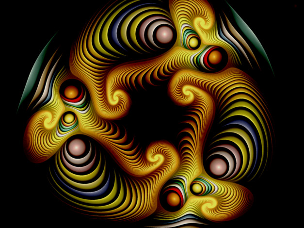 Обои картинки фото 3д, графика, fractal, фракталы, узор, фрактал, тёмный