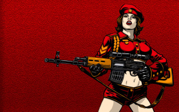 Картинка red alert видео игры command conquer ссср советский союз девушка снайпер