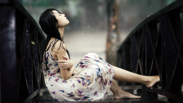 Картинка -Unsort+Азиатки девушки unsort азиатки дождь