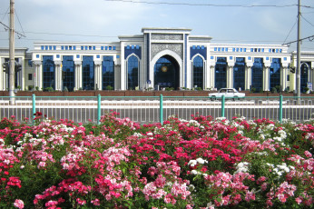 Картинка вокзал города -+здания +дома здание восток ташкент
