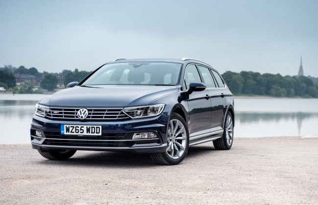 Обои картинки фото автомобили, volkswagen, estate, passat, 2015г, b8, r-line