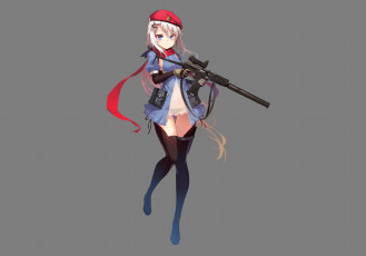 Картинка аниме girls+frontline девушка оружие