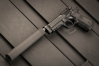 Картинка оружие пистолеты+с+глушителемглушители ствол