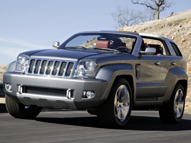 Обои картинки фото jeep trailhawk concept 2007, автомобили, jeep, trailhawk, concept, 2007