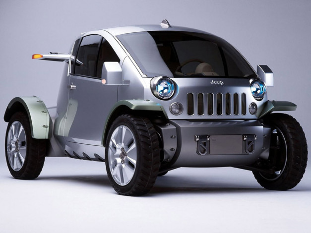 Обои картинки фото jeep treo concept 2003, автомобили, jeep, treo, concept, 2003