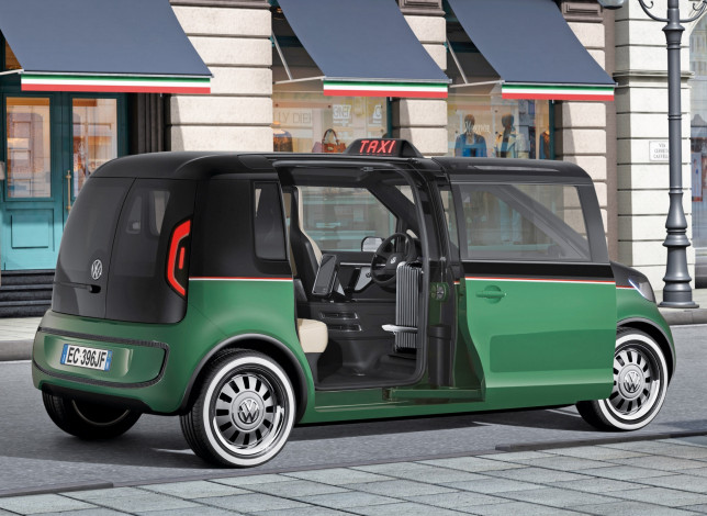 Обои картинки фото volkswagen milano taxi concept 2010, автомобили, volkswagen, 2010, concept, milano, taxi