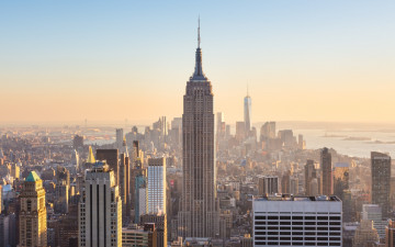 обоя города, нью-йорк , сша, skyscrapers, new, york, buildings