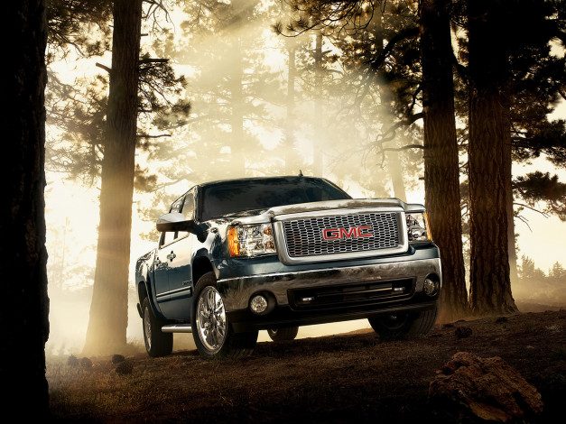 Обои картинки фото 2007, gmc, sierra, accessorized, автомобили, gm