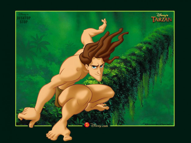 Обои картинки фото мультфильмы, tarzan