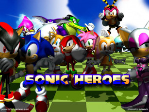 Картинка видео игры sonic heroes