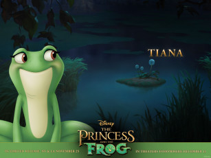 обоя принцесса, лягушка, мультфильмы, the, princess, and, frog