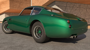 Картинка автомобили 3д 1960 aston martin