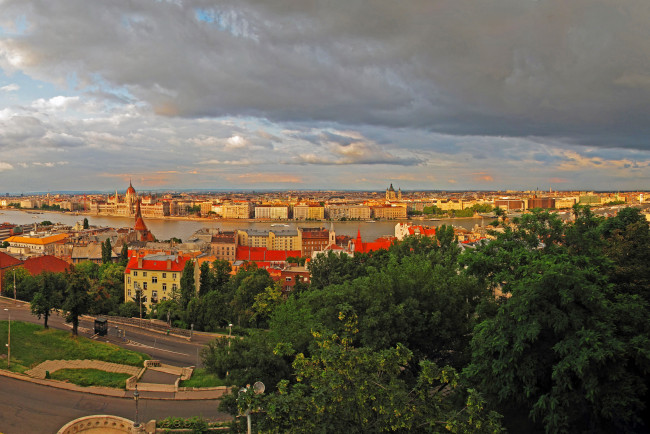 Обои картинки фото города, будапешт , венгрия, будапешт, панорама, дома