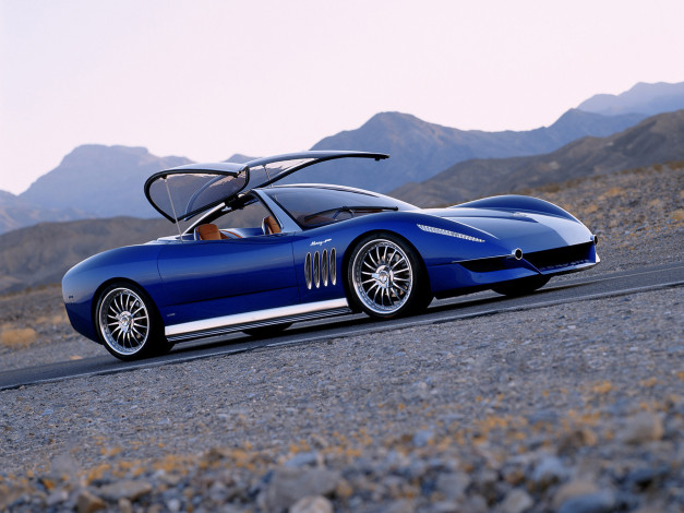 Обои картинки фото corvette moray concept 2003, автомобили, corvette, moray, 2003, concept