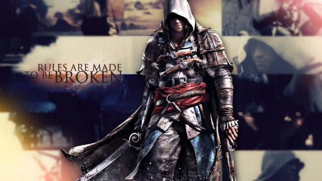 Обои картинки фото видео игры, assassin`s creed iv,  black flag, сабля, униформа, фон, мужчина