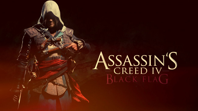 Обои картинки фото видео игры, assassin`s creed iv,  black flag, фон, мужчина, униформа, оружие