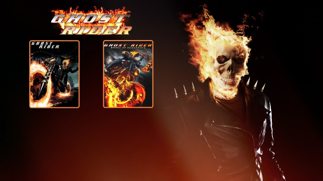 Обои картинки фото видео игры, ghost rider,  the video game, демон, огонь, гонщик