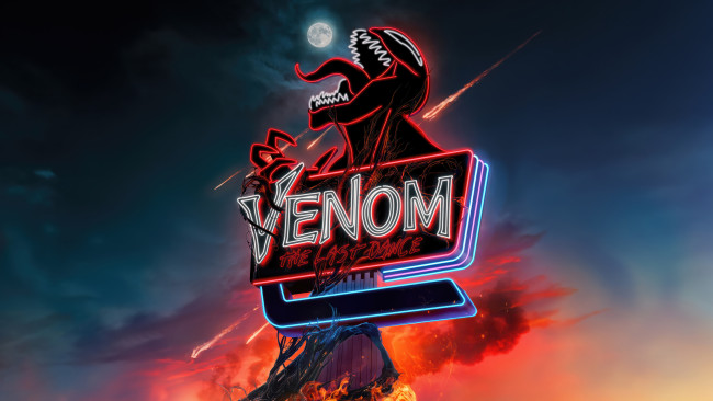 Обои картинки фото venom,  the last dance ,  2024 , рисованное, кино,  мультфильмы, вeнoм, пoслeдний, танец, фантастика, боевик, триллер