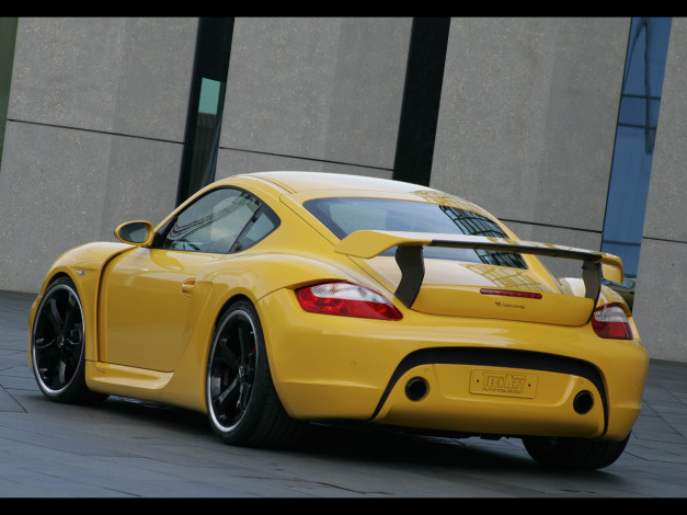 Обои картинки фото 2007, techart, widebody, based, on, porsche, cayman, автомобили