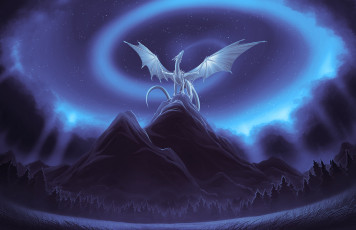 Картинка фэнтези драконы дыхание северный