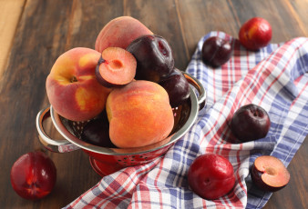 обоя еда, персики, сливы, абрикосы