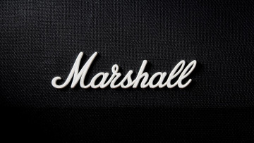 Картинка marshall speakers бренды надпись