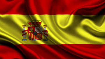 Картинка разное флаги гербы flag испания satin spain