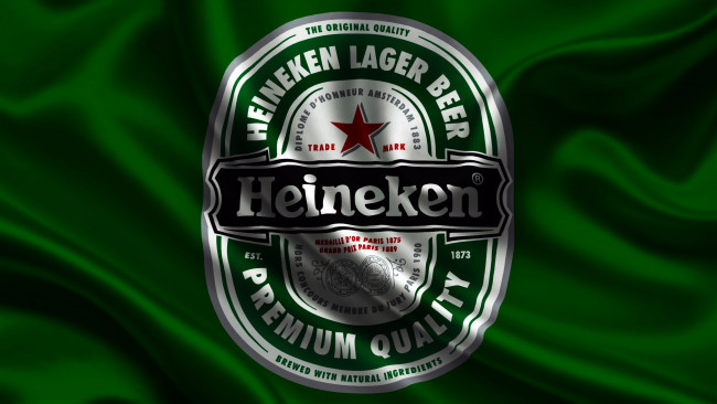 Обои картинки фото бренды, heineken, фон, зеленый