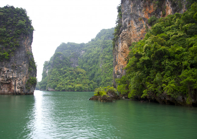 Обои картинки фото phuket, thailand, природа, реки, озера, река, скалы, тропики