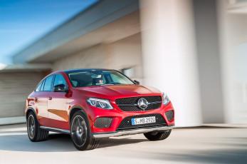 Картинка автомобили mercedes-benz c292 coupе 4matic 2015г красный gle 450 amg