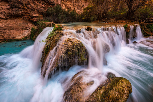 Обои картинки фото природа, водопады, поток, вода, водопад